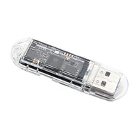 Carte de développement LILYGO T-Dongle-S3 Dual Dual-Core 2 X ESP32-S3 USB Dongle Wi-Fi Bluetooth 5 Dual APA102 RGB LED TF Card