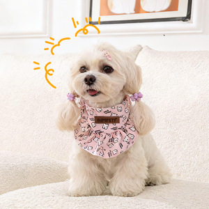 Baberos para mascotas, baberos para gatos, baberos decorativos bonitos para perros pequeños y medianos, anti-baba, al por mayor - Product Image 1