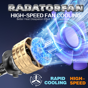 AKE Super brillante doble <span class=keywords><strong>Cooper</strong></span> tubos Led faro bombilla para coches H1 H7 H11 Canbus Auto antiniebla 9005 6000K Led H4 faro 170W - Product Image 5