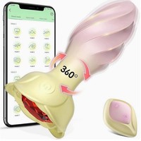 Plug anal vibrant et oscillant télécommandé par application pour massage et stimulation masculine, jouet sexuel partagé, modèle 32HN39, provenance Chine Taïwan