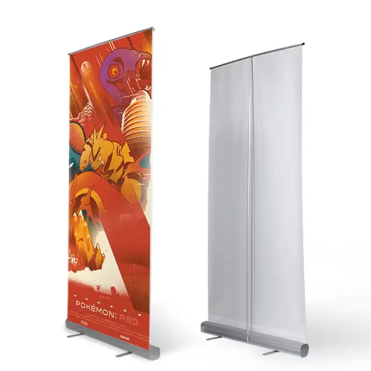 Attrezzature per Display commerciali Banner retrattile portatile Led Mini Roll Up Banner,banner roll,roll up stand banner