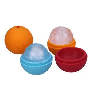 LFGB Phê Duyệt Cấp Thực Phẩm Ice Khuôn Bóng Silicone Sphere Ice Ball Khuôn Mẫu