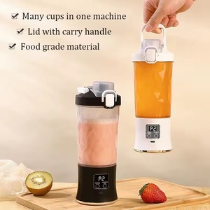 Wholesale New USB Charging Wireless Portable <b>Juicer</b> with Digital Display Screen Crushed Ice Cup Waterproof Household Mixing - Product Image 5