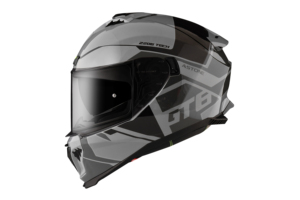 Nouveau casque de moto intégral ASTONE HELMETS ABS - Serrage et réglage faciles Gris/Noir mat - Product Image 2