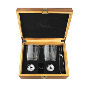 Công ty Quà Tặng Golf <span class=keywords><strong>Ice</strong></span> <span class=keywords><strong>Ball</strong></span> kinh doanh Glass Set Whiskey Stones Kit thép không gỉ <span class=keywords><strong>Ice</strong></span> <span class=keywords><strong>Cube</strong></span> bóng rổ bóng chày Bộ quà tặng - Product Image 3