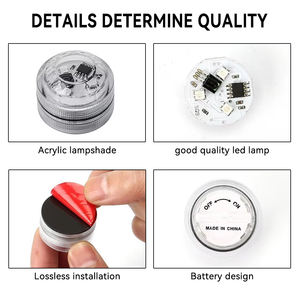 ไฟ LED RGB สำหรับตกแต่งภายในรถยนต์ พร้อมรีโมทไร้สาย ควบคุมบรรยากาศ แสงไฟตกแต่งหลังคาและพื้นที่วางเท้า 1/2/4/8/10 ดวง 12V 10W - Product Image 3