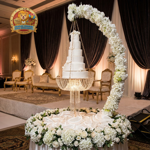 Soporte de Acero Inoxidable para Decoraciones de Bodas, Navidad, Halloween, Accesorios para Cabina de Fotos, Decoración <span class=keywords><strong>del</strong></span> Hogar, Soporte para Flores - Resistente a los Rayos UV - Product Image 4