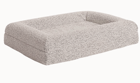 Elite Orthopädisches Hundebett Extra Groß Boucle Waschbar Abnehmbarer Bezug Luxuriöses Stützkissen Haustierbett Hundezubehör