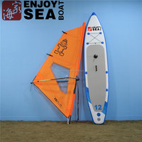 Planche à pagaie gonflable SUP en PVC de haute qualité d'usine, voile de windsurf