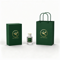 Boîte rigide en forme de livre avec insert en EVA pour emballage de parfum, logo personnalisé, fabrication d'usine, flacon de parfum de luxe