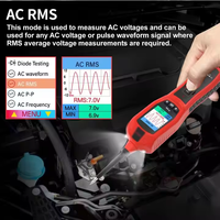 Dernier modèle P180 : Instrument de diagnostic automobile, détecteur de batterie, testeur d'injecteur pour systèmes électriques de véhicules, compatible avec toutes les voitures 12-24V