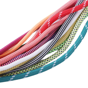 Bán buôn giá rẻ 100% polyester bện <span class=keywords><strong>drawcord</strong></span> vòng mới tùy chỉnh dây giày với lời khuyên nhựa - Product Image 6