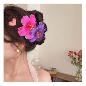 10cm Simulation Frangipanier Fleur pour Hawaïen De Mariage Corsage Coiffe Accessoire Séché Diadèmes Couronnes <span class=keywords><strong>Pince</strong></span> À <span class=keywords><strong>Cheveux</strong></span> - Product Image 2