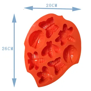 Moldes do silicone, moldes do chocolate com forma dos animais