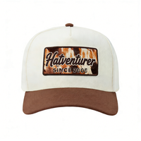 Casquette de baseball 5 panneaux en sergé de coton résistant aux UV, avec logo brodé personnalisé, idéale pour l'été et le sport, vente en gros