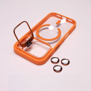 Étui de téléphone magnétique pliable avec support pour <span class=keywords><strong>iPhone</strong></span> 17 16 15 14 13 12 Pro Max Plus, coque de protection rétro tendance - Product Image 4