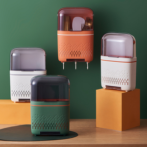 Đa chức năng hộp dao kéo treo tường dao kéo Giá Đồ dùng nhà bếp chủ đũa lồng cống hộp lưu trữ với treo móc - Product Image 5