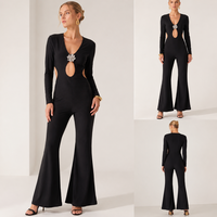 Nouvelle Robe de Soirée Longue Extensible à Col Halter et Dos Nu, Motif Floral Argenté, Idéale pour Défilé, Collection Été 2026