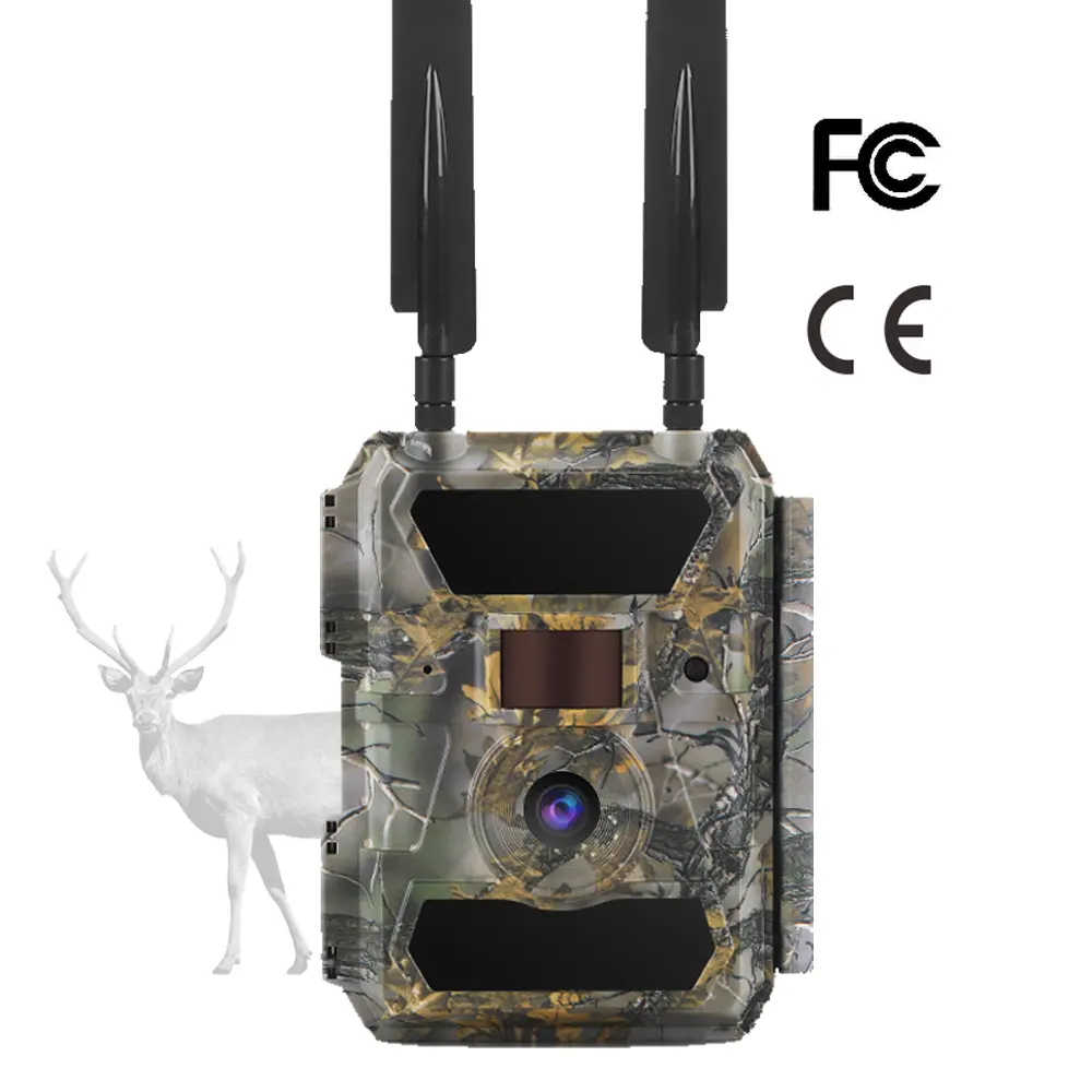 Willfine 4G Outdoor Surveillance Solar Trail Kamera 4g SIM-Karte Wildlife Trap Kamera für die Hirschjagd