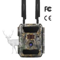 Caméra de surveillance solaire extérieure Willfine 4G, caméra de chasse à la faune avec carte SIM 4G pour la chasse au cerf