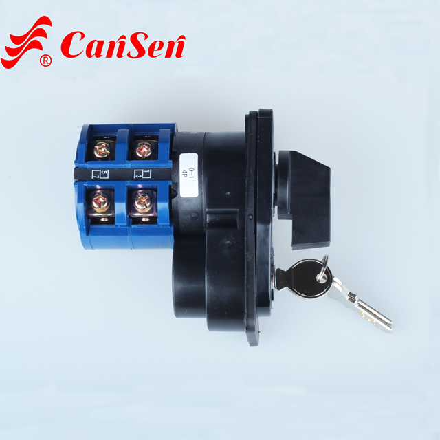 Cantak LW26S-63 0-1 4P S2 Durable Binary Coded Rotary Switch Main Switch for Various Applications