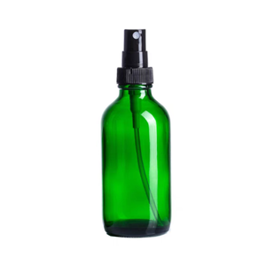 1oz 2oz 4 oz 15ml 30ml 60ml 120ml 1 2 4 Oz Cosméticos verdes Frascos cuentagotas de vidrio de suero facial vacío con tapa de rociador de niebla de agua - Product Image 3