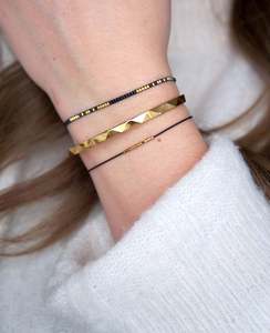 Créations Artisanales Bracelet Perlé Délicat Miyuki Fait Main - Product Image 1