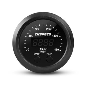 CNSPEED EGT เกจวัด 60 มม. จอแสดงผลดิจิตอลเซ็นเซอร์วัดอุณหภูมิไอเสียสำหรับแผงหน้าปัดรถยนต์ - Product Image 2