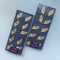 Plaquettes en carbure de tungstène PVD YG KNUX YG801 HRC 90 carrées pour tournage extérieur sur tour CNC KNUX160405R-YG801 Garantie 1 an 100%