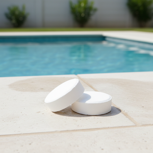 Pastiglie di Cloro Qualificate, Diametro 7,5 cm, Colore Bianco, Purezza 99%, Confezione in Pallet, Magazzini USA, MSDS e COA Inclusi - Product Image 1