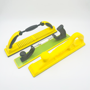 Large OEM/OBM Sanding <strong>Block</strong> Auto Body Repair <strong>Flexible</strong> Hand <strong>Sander</strong> Curved Surface Plastic Handle Black Self Adhesive Bottom Metal - Product Image 4