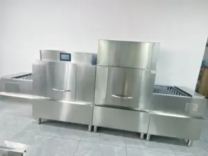 Restaurant Hotel School Commercial Dish Washers Automatic Large Dishwashing Machine With Conveyor