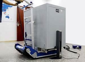 Elevador Manual de Paletas para Camión Pequeño, Elevador de Motor, Paso Eléctrico Sany Reach, Carretilla Elevadora de Tambores, Apilador de Elevación Min, Potencia Automática - Product Image 3