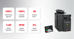 RAYNEN Onduleur Vfd 220v monophasé 2.2kw Vfd Drive Ac Frequency Inverter - Product Image 2