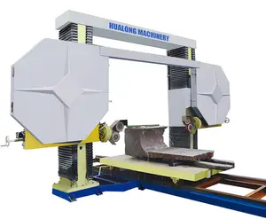 Hualong Machinery Simple Cnc 3 Axis 4 Axis Stone PLC Bridge Saw Machine With Favorable Price