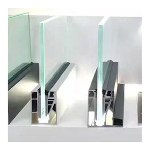 Rampe en verre à canal en U de style américain contemporain de 12 mm pour villa, hôtel, escalier, terrasse, balcon, cour, garde-corps - Product Image 6