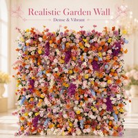 Papier peint floral 5D coloré en acier inoxydable pour décoration de mariage, design personnalisé basé sur les dessins du client