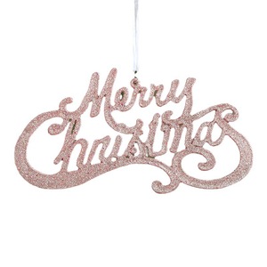 Decoraciones Navideñas, Adorno Colgante con Letras Brillantes de Feliz Navidad para Árbol de Navidad, Decoraciones Festivas - Product Image 6