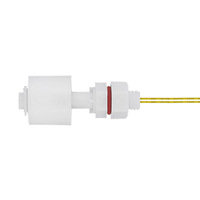 Sonde de niveau d'eau en PP résistante à la corrosion, interrupteur à flotteur, contrôleur de niveau de liquide, interrupteur d'alarme 5C-P0835, sortie de signal d'interrupteur Chine