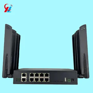 Direct Deal HC-G80 24V Terminal Power 5G Router WIFI6 AX3000Mbps MTK7981B 8 LAN Port 5G Router Unlocked Sim Card 5G Modem