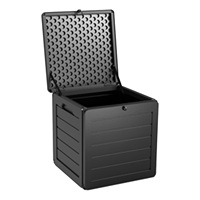 Armoire de rangement extérieure VERTAK 78L en plastique, armoires de rangement pour jardin et cour, outils de plantation, boîtes de rangement ménagères