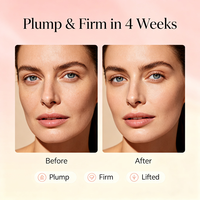 Sérum Visage Anti-Âge Hydratant et Repulpant au Collagène et Peptides PDRN, Capsules de Soin Coréen pour une Peau Raffermie – Marque Blanche