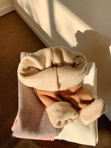 Leggings de invierno de estilo casual para niñas, sólido color caramelo, pantalones cómodos de lana para mantener el calor para niñas pequeñas, <span class=keywords><strong>niños</strong></span> - Product Image 4