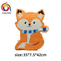Décorations de fête d'anniversaire pour enfants Qingzhou Ouyuan, jeu de lancer de bonbons, piñata en papier, accessoires de fête, couleur personnalisée
