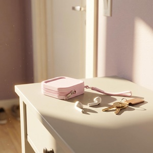 Monedero Portátil de Silicona Rígida, Mini Bolsa de Almacenamiento con Cierre para Cosméticos, Auriculares y Regalos - Product Image 5
