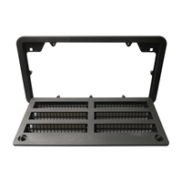 Kit de couvercles latéraux noirs pour réfrigérateur de camping-car, 20-3/4" L x 10-3/4" H, avec moustiquaire pour caravane et remorque
