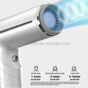 Secador de Pelo Profesional de Cerámica y Turmalina, Plegable, con Viento Potente, Tecnología Iónica de Iones Negativos, Metálico, para Estilizar, Ideal para Hoteles, Superventas - Product Image 4