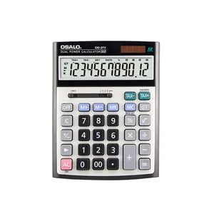 Hoge Kwaliteit Briefpapier 12 Cijfers Groot Display Desktop Belastingcalculator Voor Accountant Financiële Calculator Kantoorbenodigdheden