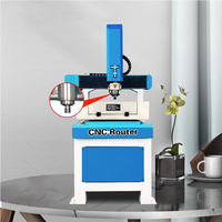 Mini cnc router eixo ROTÁRIO mach3 usb controle 6090 cnc fresadora para madeira de metal acrílico/MDF/PVC com servo motor