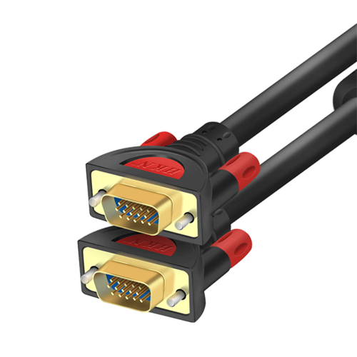 1080p 4 Layers Screen Vga Male to Male Cable Vga Cable for PC HDTV Computer Projector Hdp 15pin